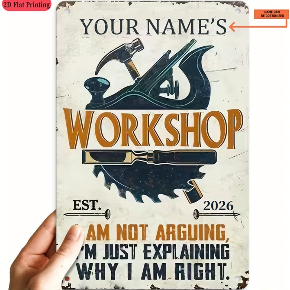 Workshop Tools And Names - [2D Plano] 1 unidade Placa de