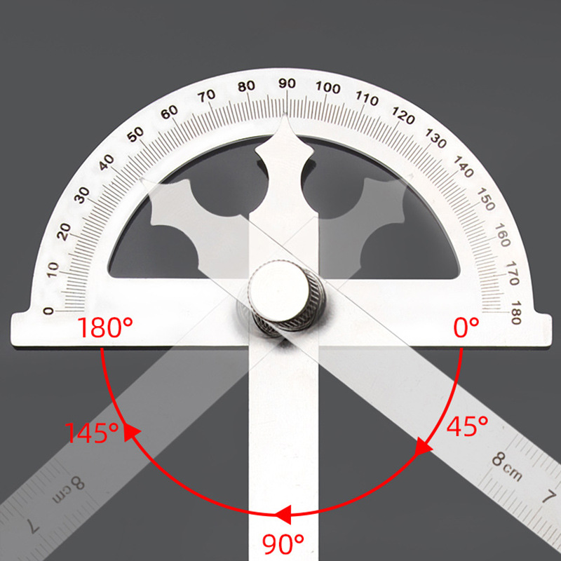 Workshop Measuring Tools - Transferidor de Ângulos de 180 Graus