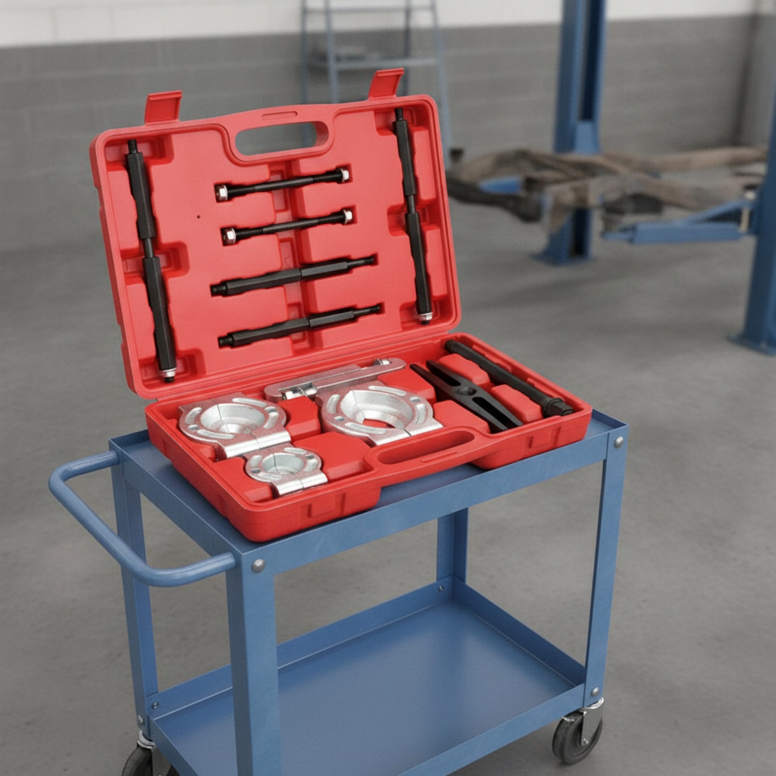 Tools In Mechanic Workshop - Conjunto de Extratores de Rolamentos com