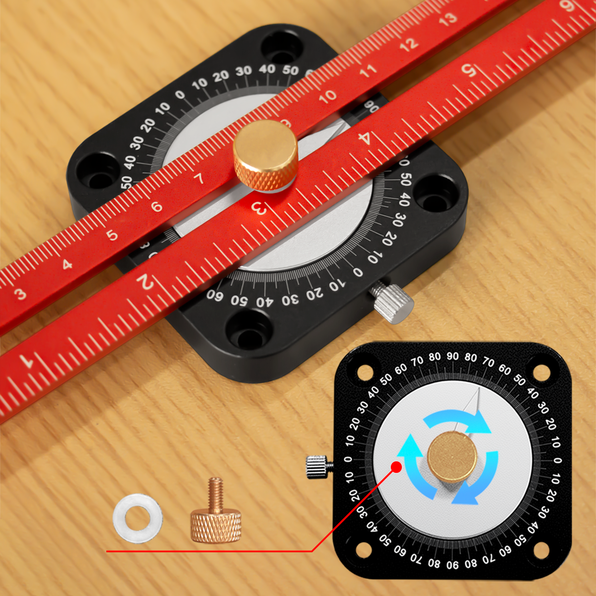 Novo Marcador de Madeira 360 ° - Workshop Measuring Tools avaliação e preço