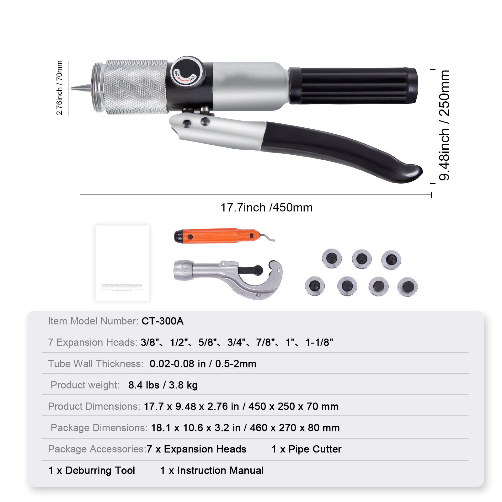 Expansor de Tubos Hidráulico,  - Tools Youtube avaliação e preço
