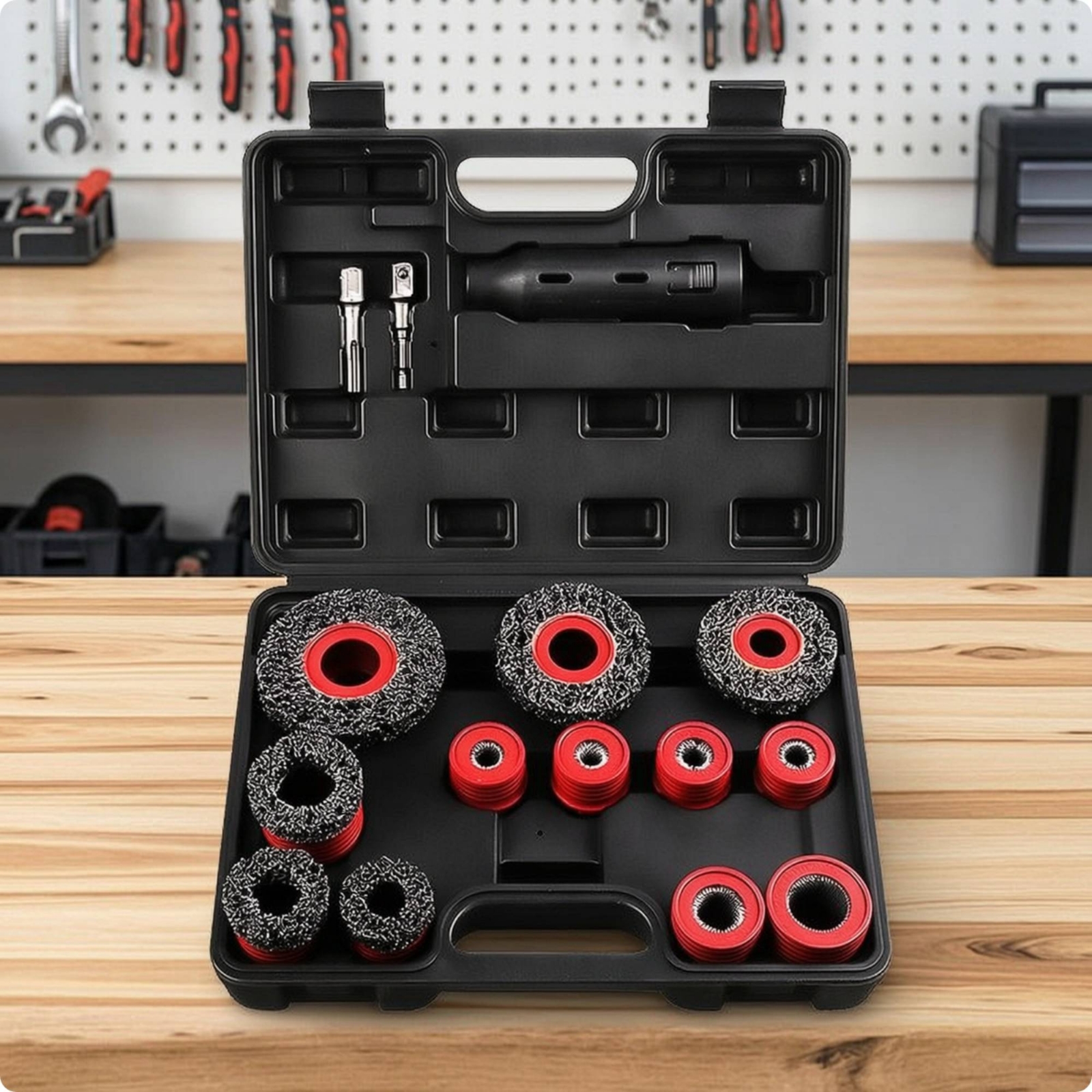 Kit de 15 Escovas para Limpeza - Tools In Mechanic Workshop avaliação e preço